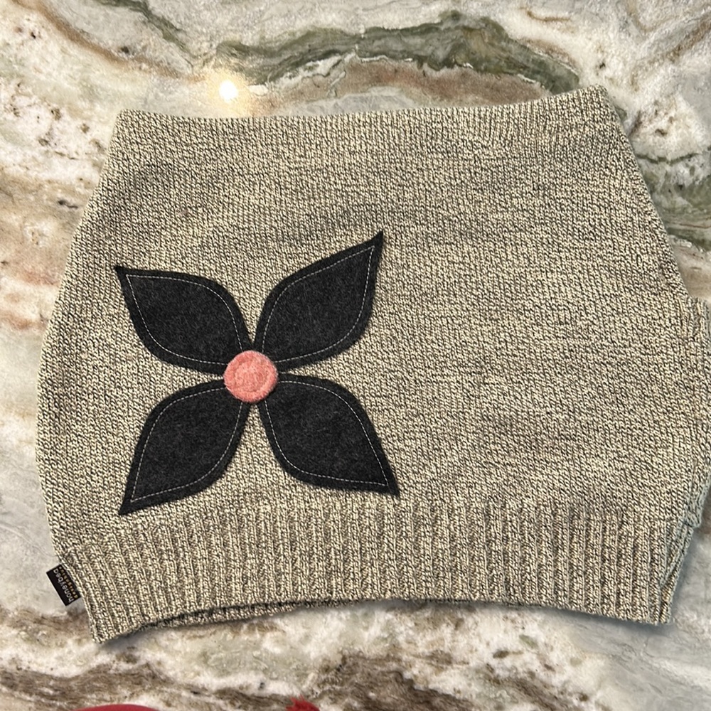 Unique Knit Mini Skirt